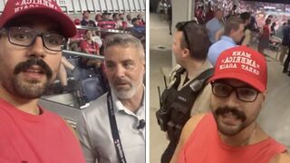 Man got kicked out of a game for MAGA hat