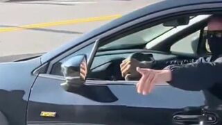 ICE agent mocks a crying 'Karen' who was yelling at him