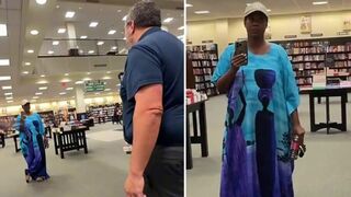 Woman refused to leave the bookstore after closing, demands it remain open