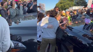 Democrats record themselves obstructing ICE SUV, nearly get ran over, and could now face charges