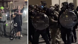 Federal agents clash with Antifa, taking down perpetrators in Portland