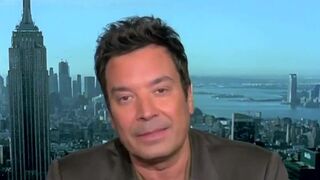 Jimmy Fallon squirms when asked about the partisan optics of his show