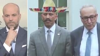 C-SPAN caller laughs a Hakeem Jeffries sombrero meme, says people can't take a joke anymore