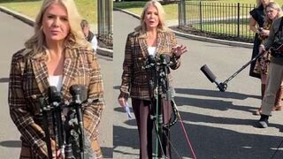 Karoline Leavitt torches reporter to their face