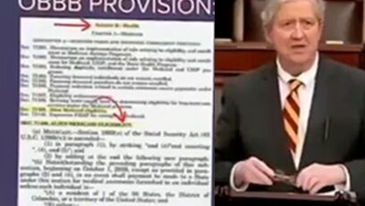 Sen. Kennedy alerts Americans on alarming requests made by Democrats