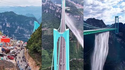 China officially opens the world’s tallest bridge