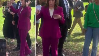 Kamala accused of being drunk, stumbling during a college visit