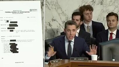 Josh Hawley: "it was CONFIRMED that the Biden DOJ tapped my phone and 7 of my colleagues"