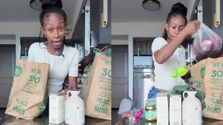 Woman demands "Mr. Trump" release the food stamps