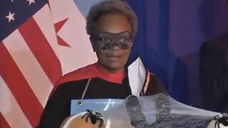 Lori Lightfoot's Halloween costume video still haunts everyone