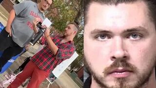 Fired college teaching assistant who flipped over a TPUSA table has been arrested again