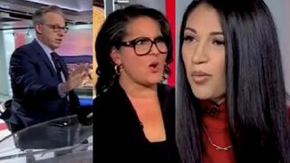 Jake Tapper panics after Stephen Miller's wife TORCHED Karine Jean-Pierre