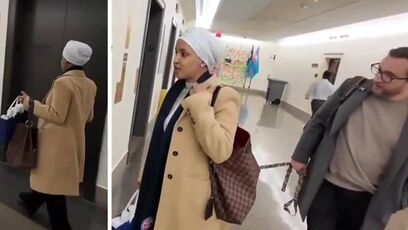 Ilhan Omar body language says everything when she's confronted