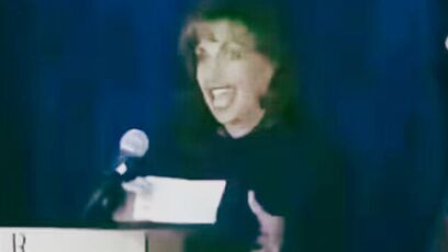 Paula Jones was ALL SMILES taking an $850k check from Bill Clinton