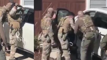 ICE agents deliver FAFO to liberal protester