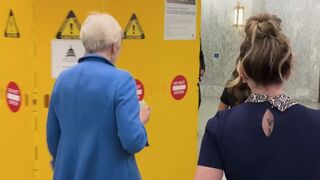 Elizabeth Warren Runs from Censorship Questions involving Jimmy Kimmel