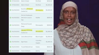 Political money to a Somali candidate were traced to childcare companies