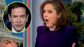 Rubio schools "confused" Margaret Brennan who has no idea what's going on