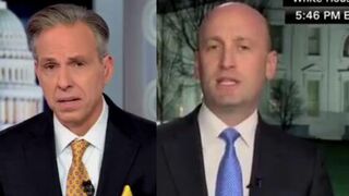 CNN's Jake Tapper ends interview after Stephen Miller shoves his head in a toilet