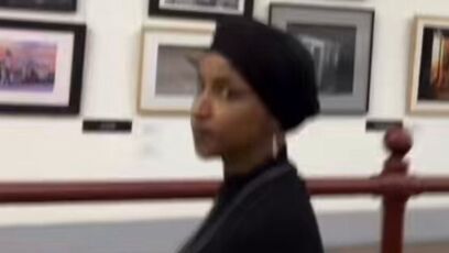 Ilhan Omar scurries to avoid questions, SHE KNOWS THIS IS THE END