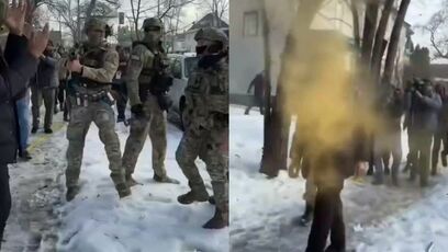 Liberal tries to steal weapon from federal agent, then FINDS OUT