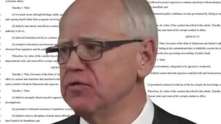 Tim Walz Faces Impeachment After Four Articles Are Filed in the Minnesota House