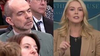 Karoline Leavitt: "So you're a biased reporter with a left-wing opinion"