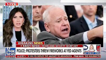 Noem Recounts Her Final Words to Walz