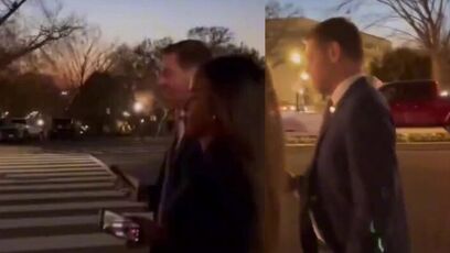 J6er Has Chance Run-In With Eric Swalwell Turns Awkward Fast