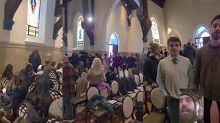 Video evidence of Anti-ICE extremists storming church in Minneapolis