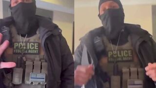 ICE Investigation Goes Sideways When Activist Interferes