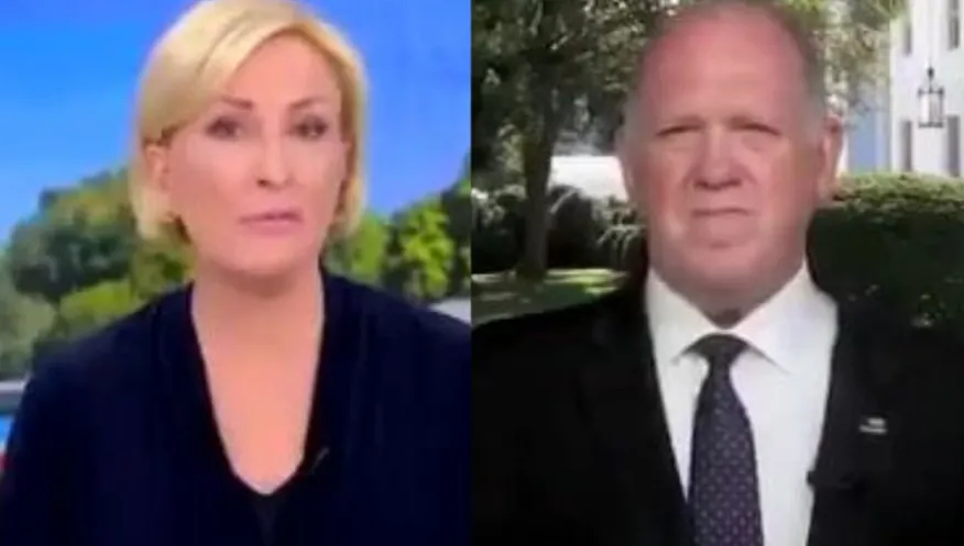 Tom Homan Mangles Mika After She Accused ICE of Disappearing Detainees