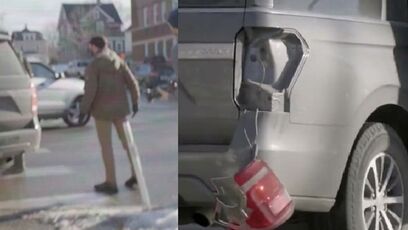 Alex Pretti seen spitting, kicking a federal agent tail light a week before getting shot