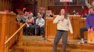 White Liberal Chicks Insurrect A Church, Start Singing About ICE