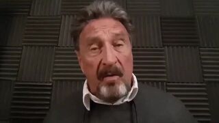 John McAfee warned about the deep state in one of his last messages