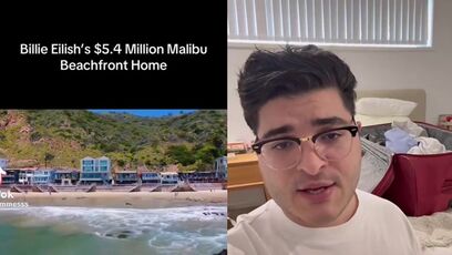 Guy said he's moving into Billie Eilish's Malibu mansion after her anti-American statement