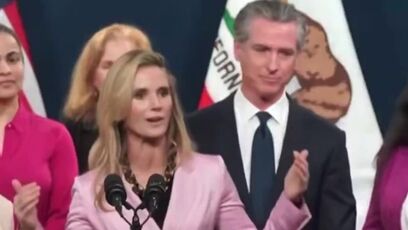 Newsom's wife interrupted a press conference to yell at the media