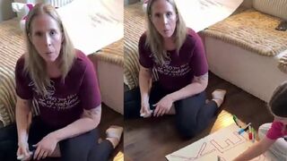 Parent forces child to make profane anti-ICE sign