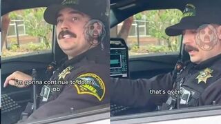 Woman gives officer a hard time, accomplishes absolutely nothing in the process