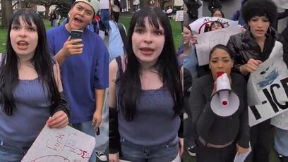 Anti-ICE student should be locked up for what she said