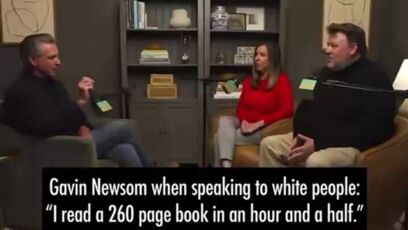 Newsom is so dumb that he can't even LIE good