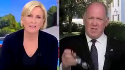 Tom Homan STOPS Mika Brzezinski on her own show