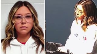 High school secretary Alicia Hughes caught in bed with student on Valentine's Day