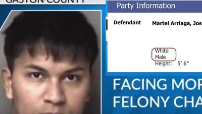 Illegal accused of hurting teen girl is labeled as WHITE MALE