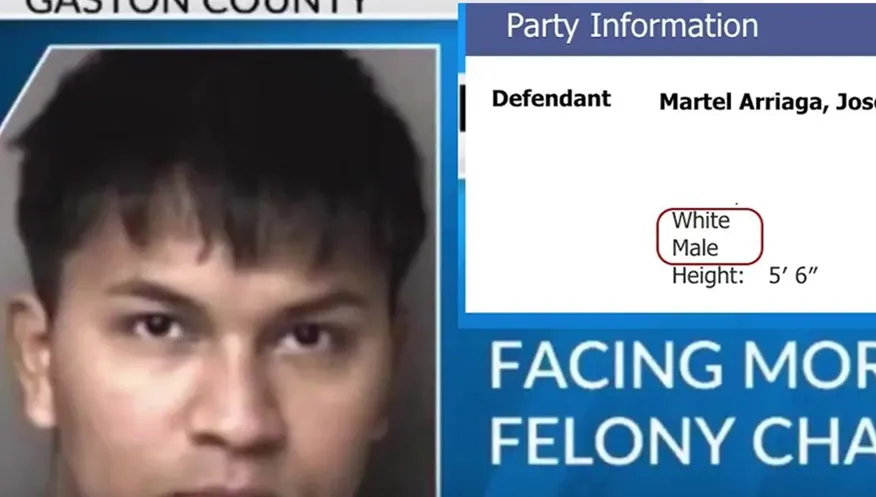 Illegal accused of hurting teen girl is labeled as WHITE MALE