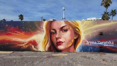 New mural for Iryna unveiled in Las Vegas