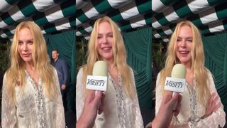 Nicole Kidman steps on the back of devil worshipping celebrities