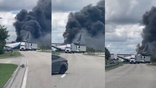 Prime Air Boeing 767 overshot the runway at Miami Airport