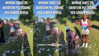 Woman says she took 'Abortion Pill' during her gender reveal party