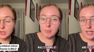 Woman claims she saw a "racist baby"